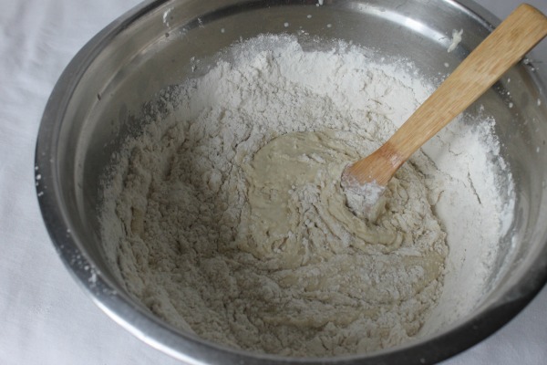 add the rest of the flour