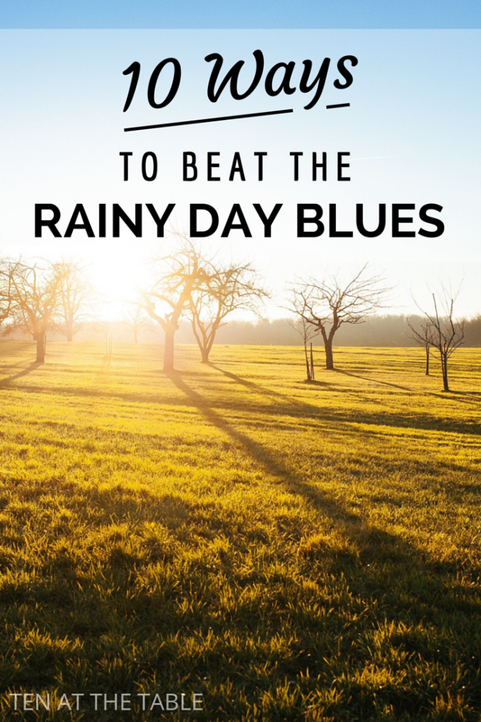 Rainy day blues? 8 ways to boost your mood when the sun is away