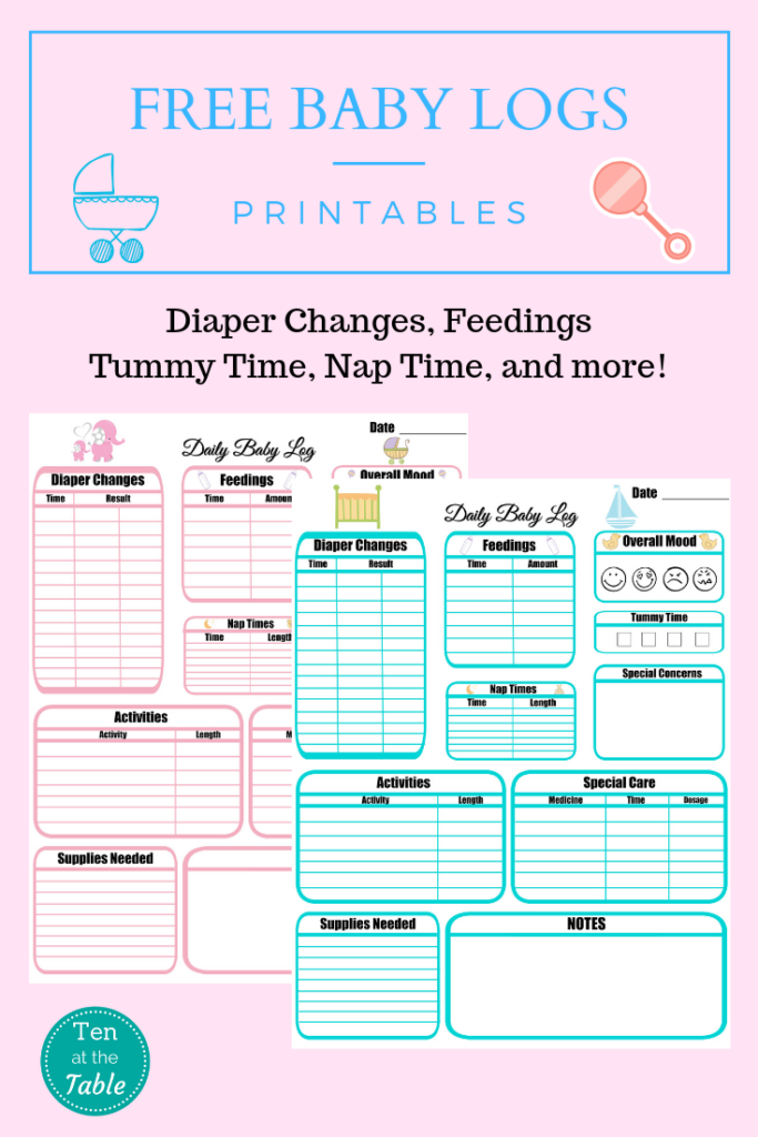 Printable Baby Tracker Purple Lavender Baby Tracker Digital Download Diaper Change Feeding Tracker for Baby PDF Baby Tracker