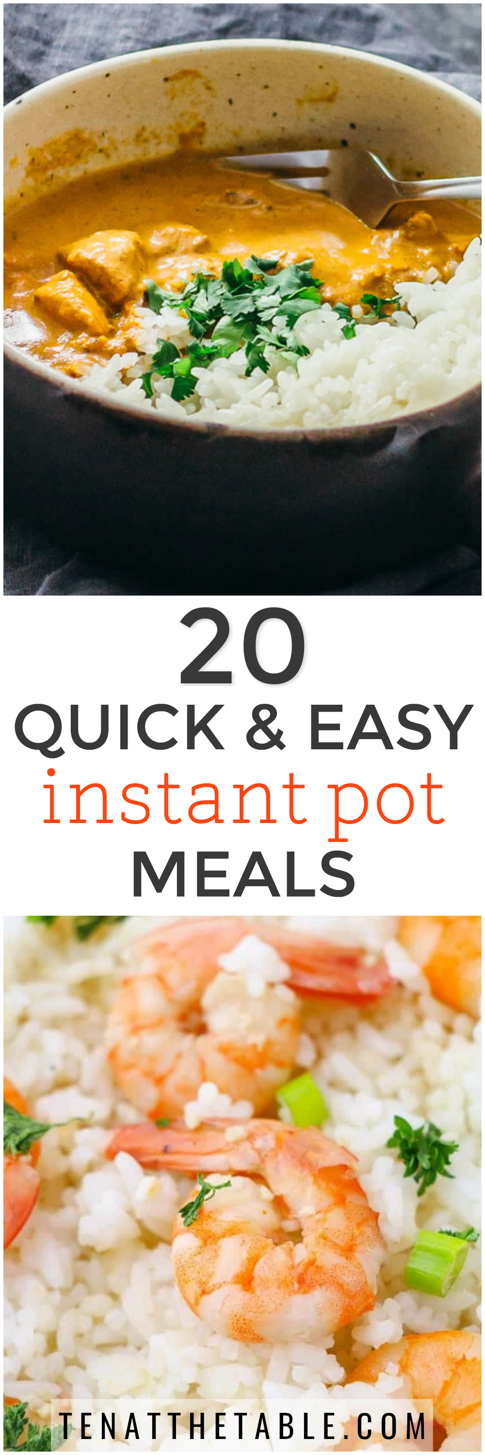 20 Quick and Easy Instant Pot Main Dish Meals | Ten at the Table