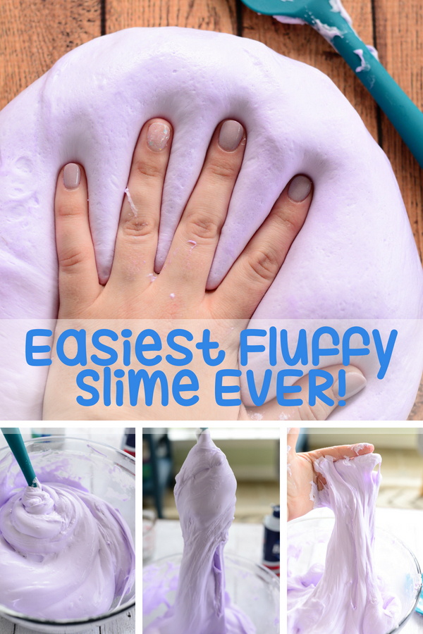 DIY Easy Fluffy Slime {Step by Step}