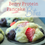 Summer Berry Protein Pancake Bites
